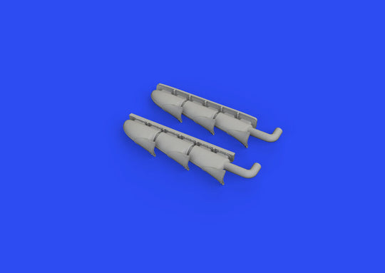Spitfire Mk.V three-stacks exhausts fishtail 1/48 for EDUARD