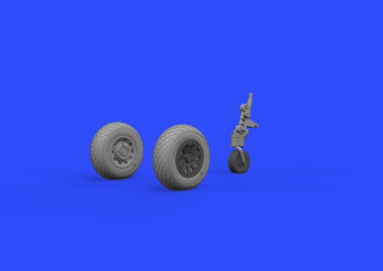 P-51D wheels for Airfix