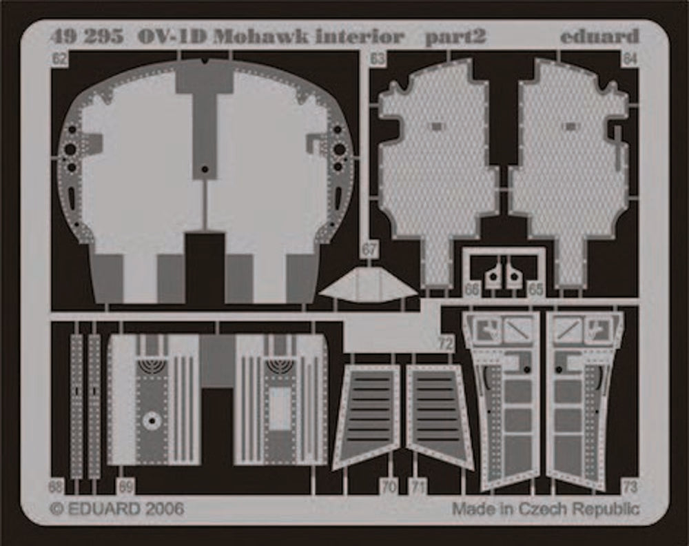 OV-1D Mohawk interior für Roden Bausatz