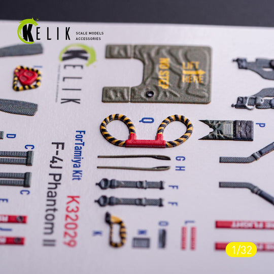 F-4J - interior 3D decals for Tamiya kit