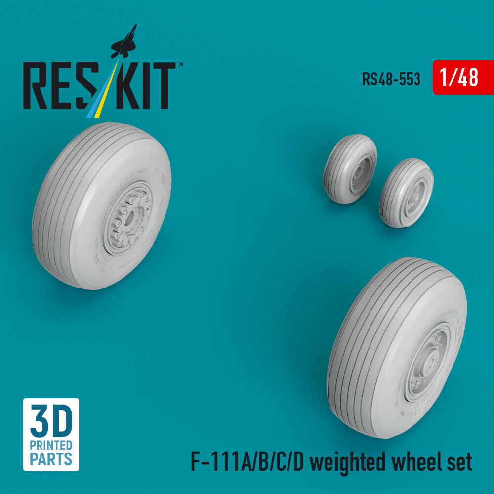 F-111A/B/C/D weighted wheel set (3D Printed)
