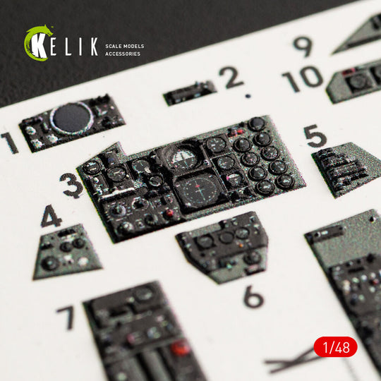 F-4G interior 3D decals for Meng kit