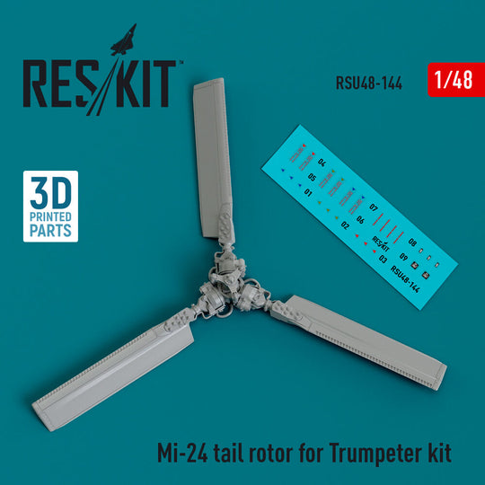 Mi-24 tail rotor for Trumpeter kit (3D Printed)