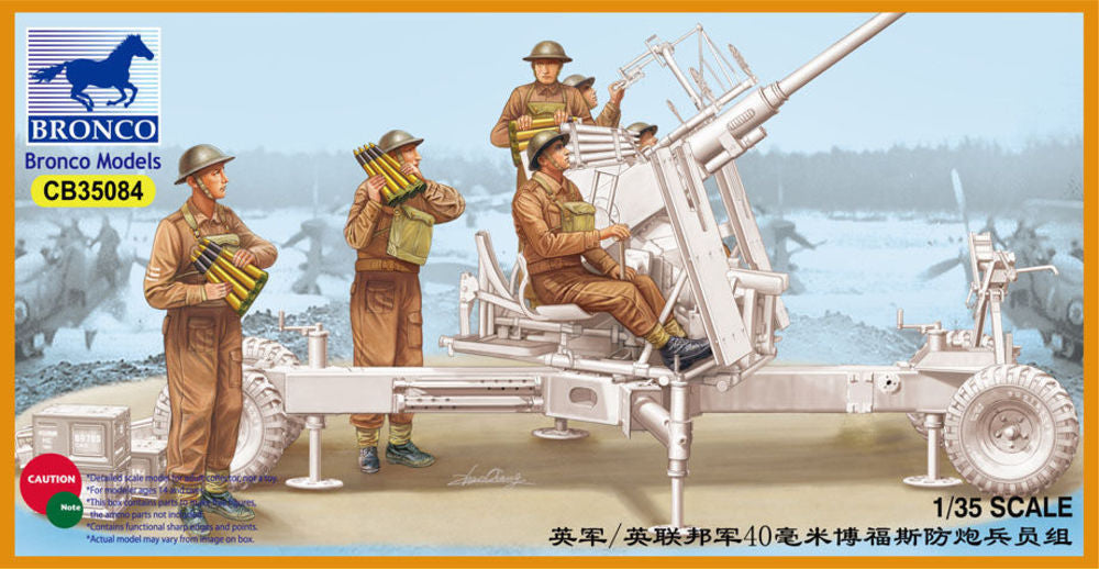 British/Commonwealth Bofors Gun crew set