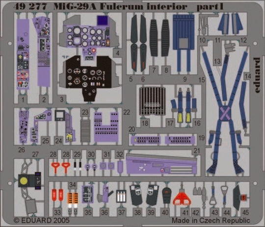 MiG-29A Fulcrum interior für Academy Bausatz