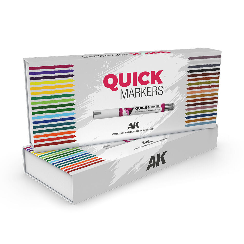 SPECIAL BOX FULL RANGE QUICK MARKERS 34 UNITS