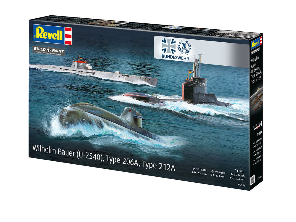 70 Jahre Bundeswehr:Wilhelm Bauer,Type 206A,Class2
