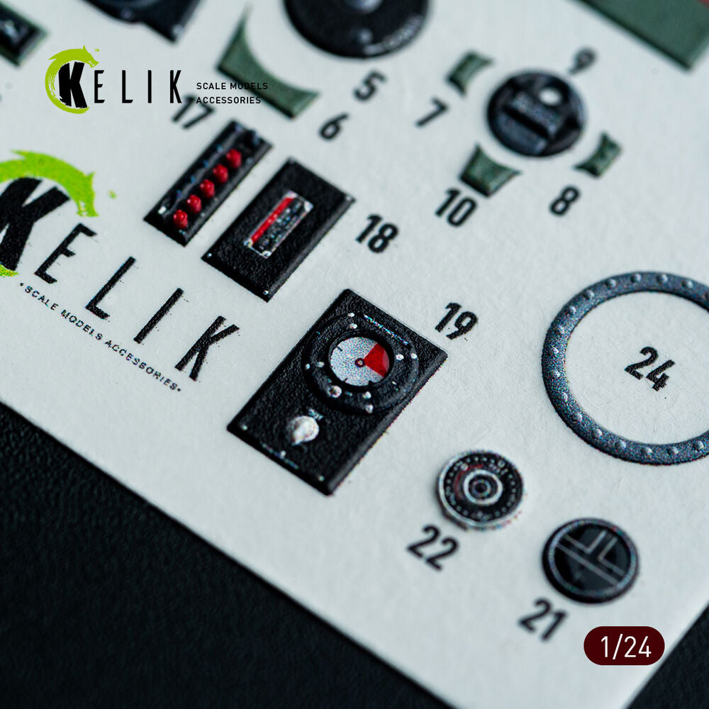 Spitfire Mk VIII interior 3D decals for Airfix kit