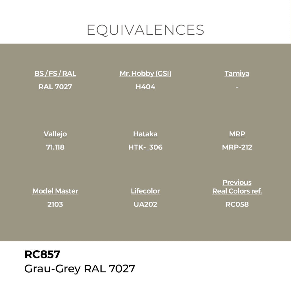 Real Colors: Grau-Grey RAL 7027 17 ml.