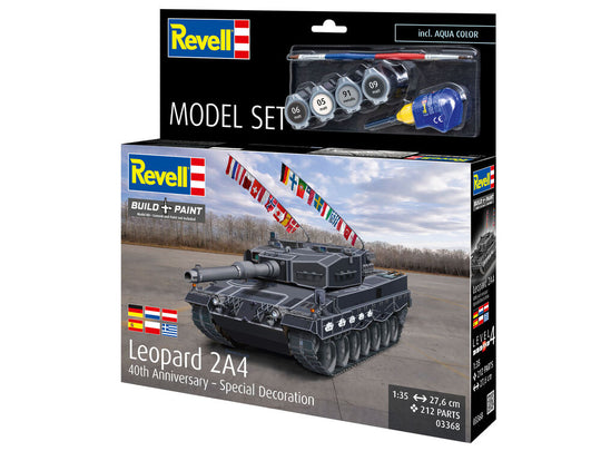Model Set Leopard 2A4 - Special Decoration 40th An