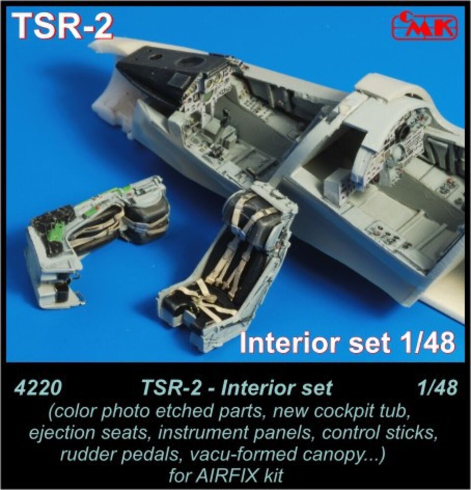 TSR-2 Interior Set für Airfix Bausatz