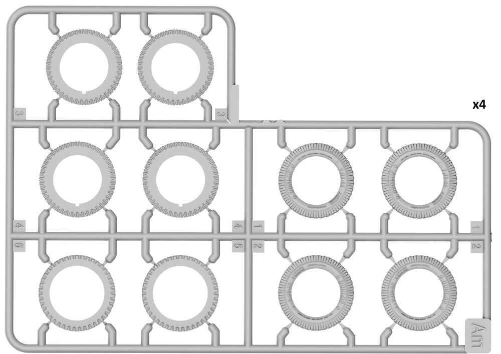 German 3t 4x4 Cargo Truck 3.6-6700A Early Prod