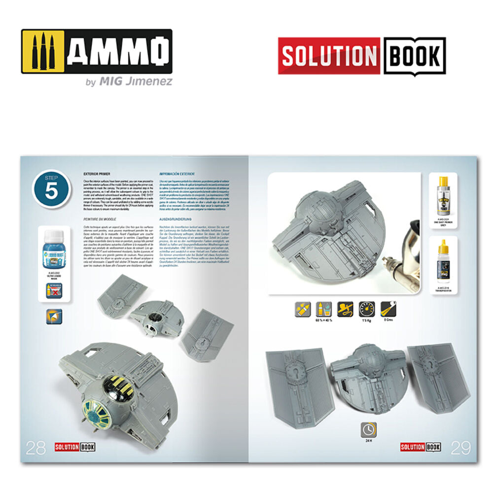 SOLUTION BOOK 05 - How to Paint Imperial Galactic Fighters (English, Castellano, Français, Deutsch)