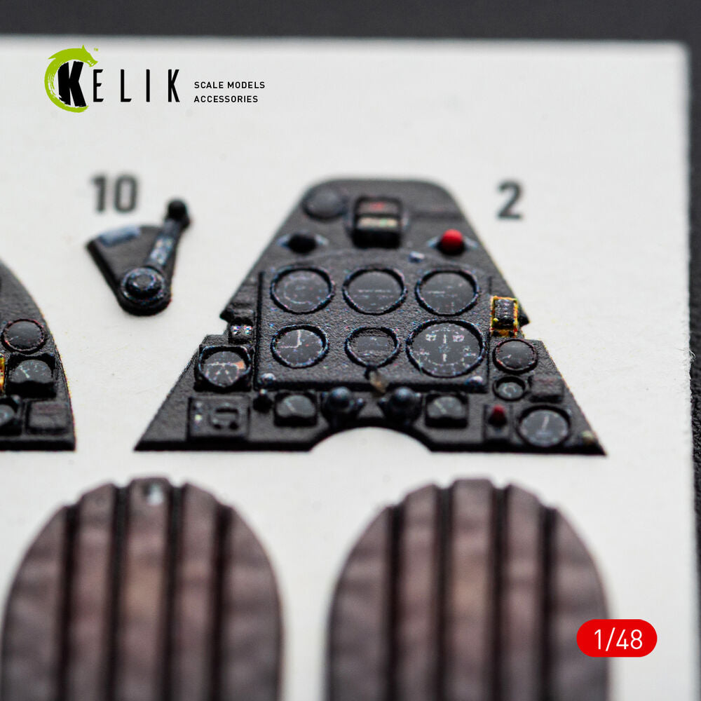 Spitfire TR.9 - interior 3D decals for Airfix