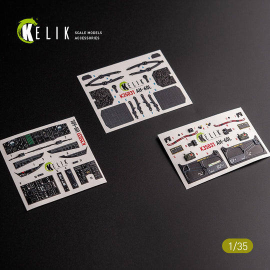 UH-60L interior 3D decals for Academy kit