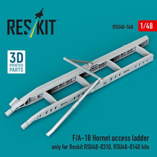 F/A-18 Hornet access ladder only for Reskit RSU48-0310, RSU48-0140 kits (3D Printed)