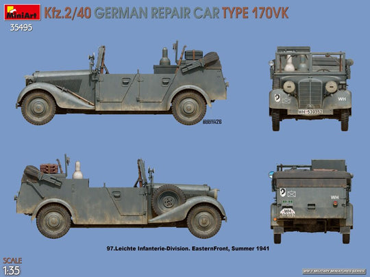 Kfz.2/40 German Repair Car Type 170VK