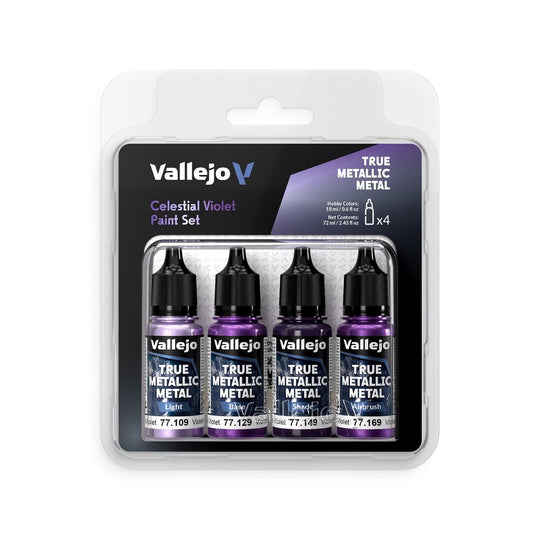True Metallic Metal: Celestial Violet Paint Set (4)