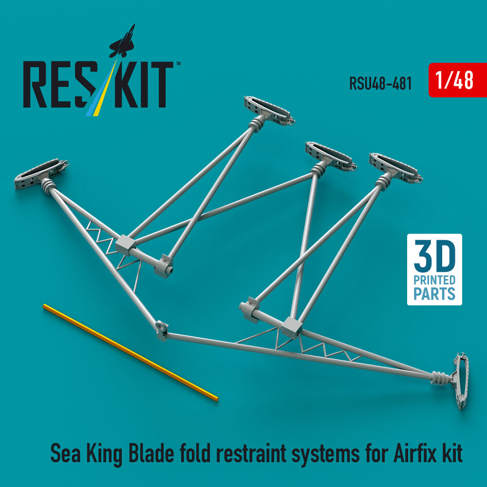 Sea King blade fold restraint systems for Airfix kit (3D Printed)