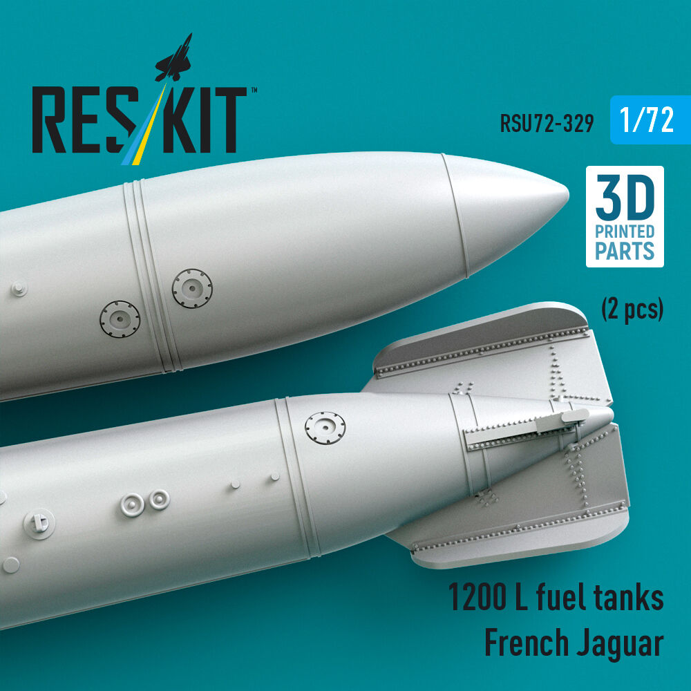 1200 L fuel tanks French Jaguar (2 pcs) (3D Printed)