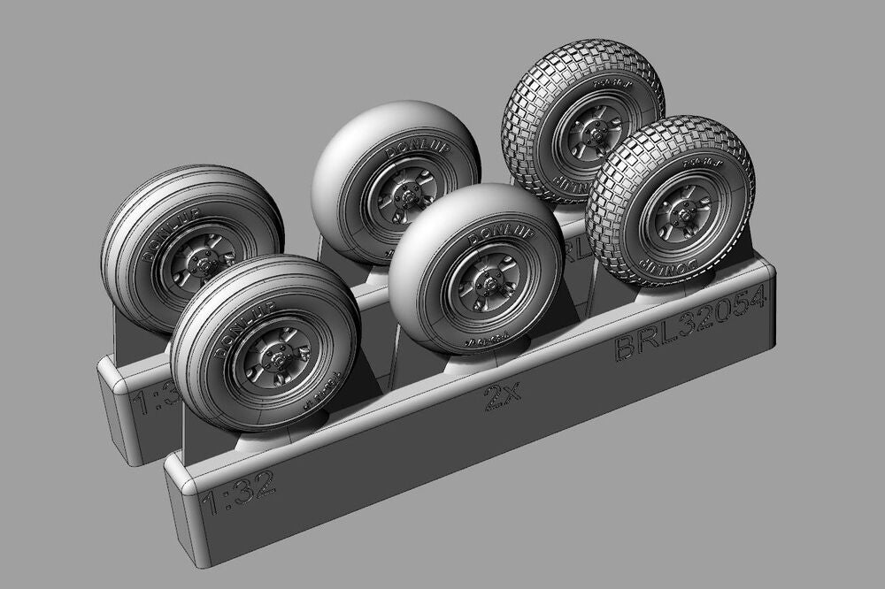 Spitfire 5 spoke wheels set (3 types of tires)