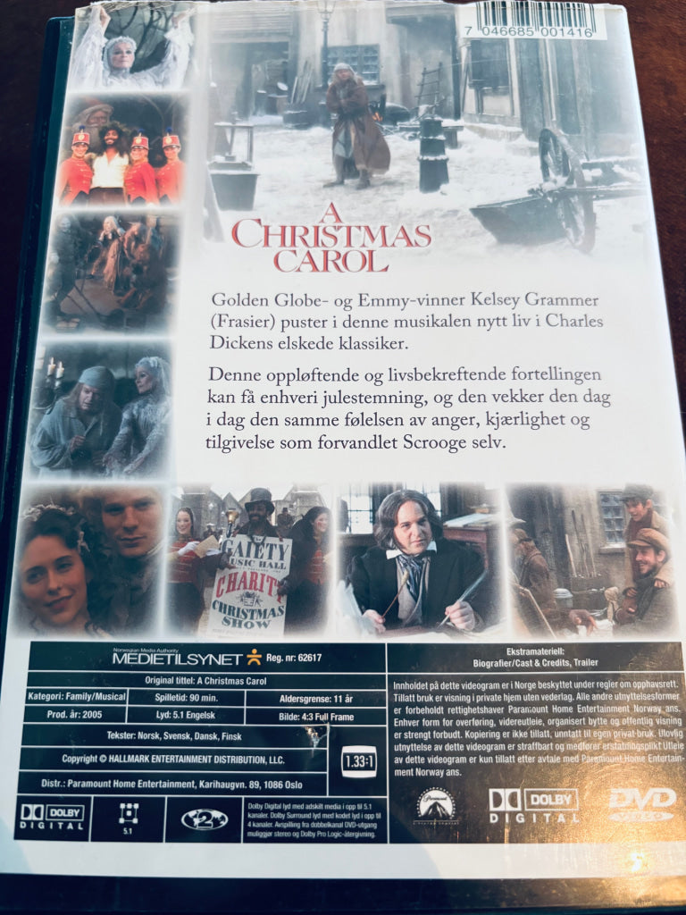 A Christmas Carol. DVD.