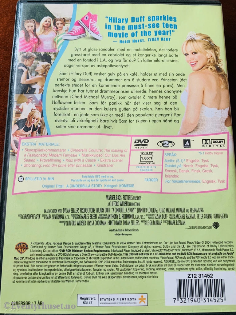 A Cinderella Story. Dvd. Dvd