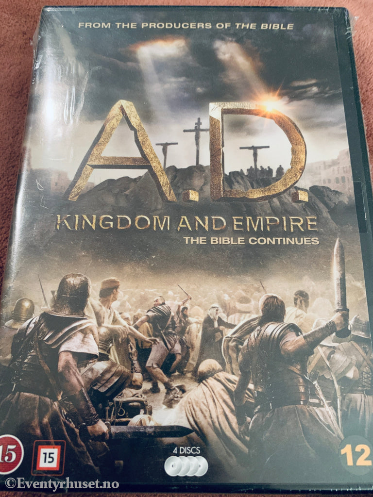 A.D. Kingdom and Empire: The Bible Continues. DVD. Ny i plast!