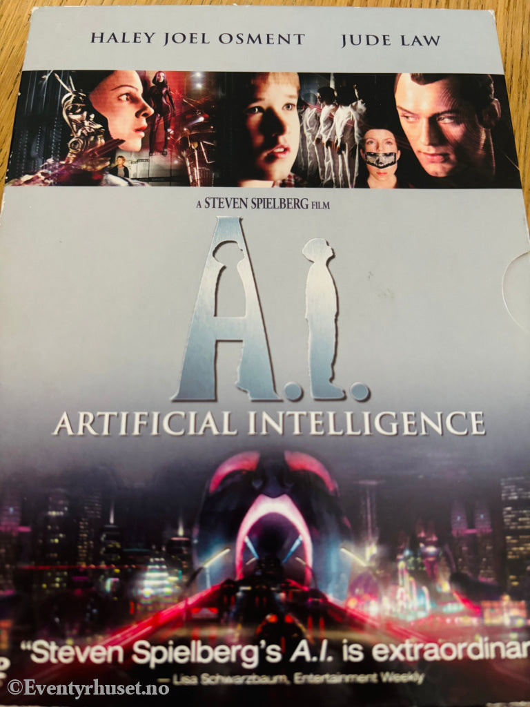 A.I. Artificial Intelligence. DVD slipcase.