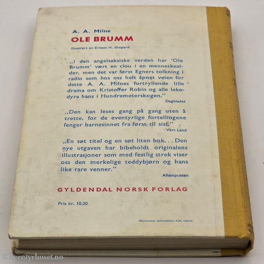 A. A. Milne, 1960-talls utg. Ole Brumm. Bok.