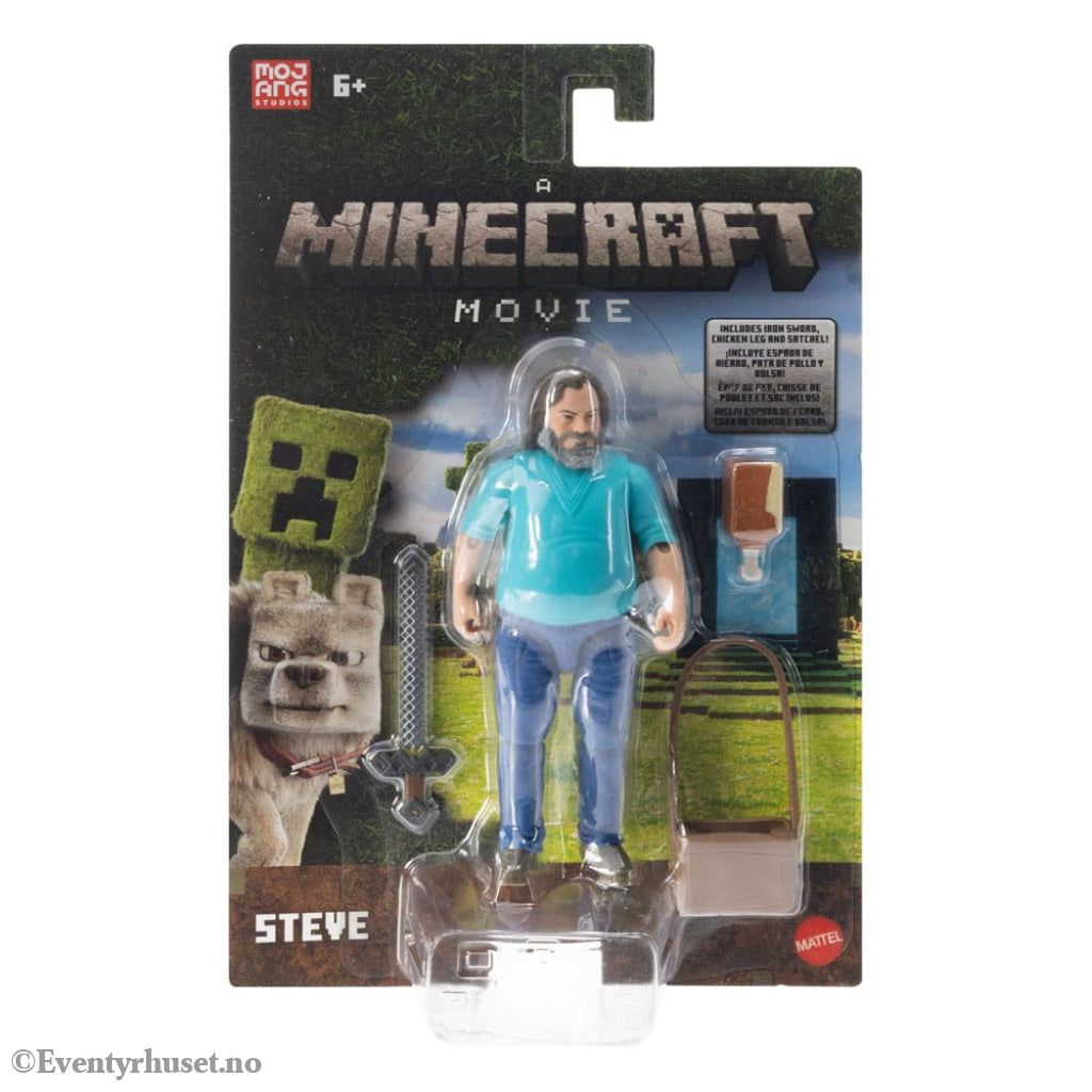 A Minecraft Movie Action Figure Steve 10 cm Toys