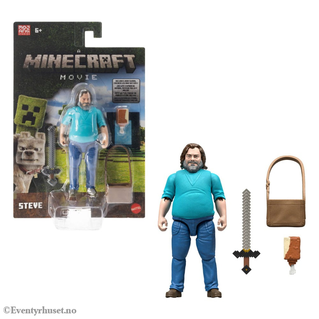 A Minecraft Movie Action Figure Steve 10 cm Toys