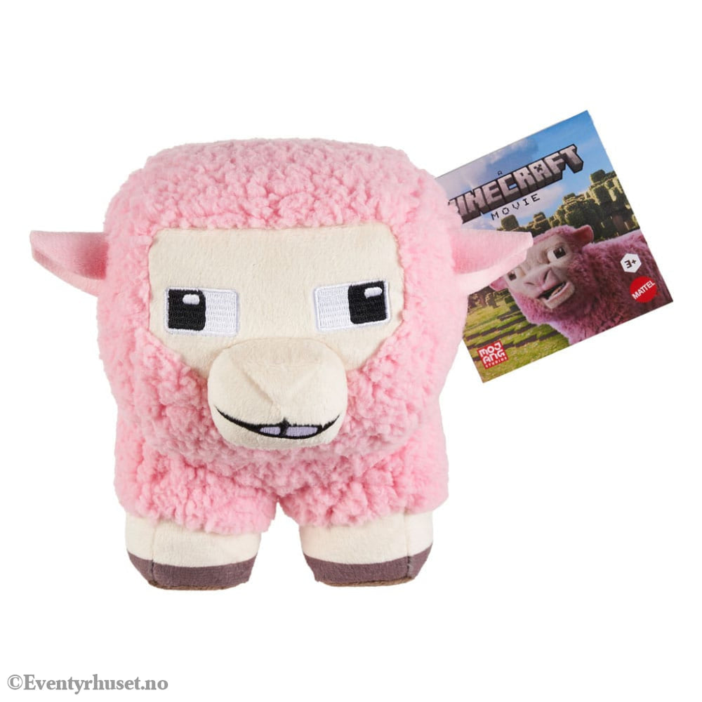A Minecraft Movie Plush Figure Pink Sheep 20 cm Toys