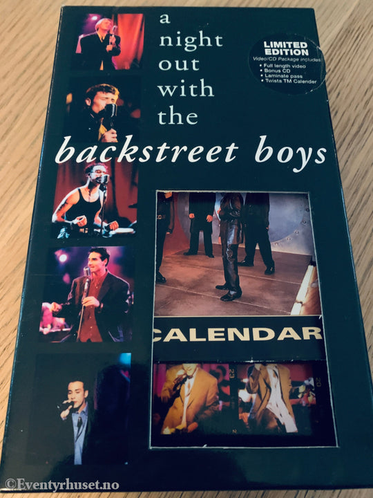 A Night Out with the Backstreet Boys. 1998. VHS. Spesialboks.