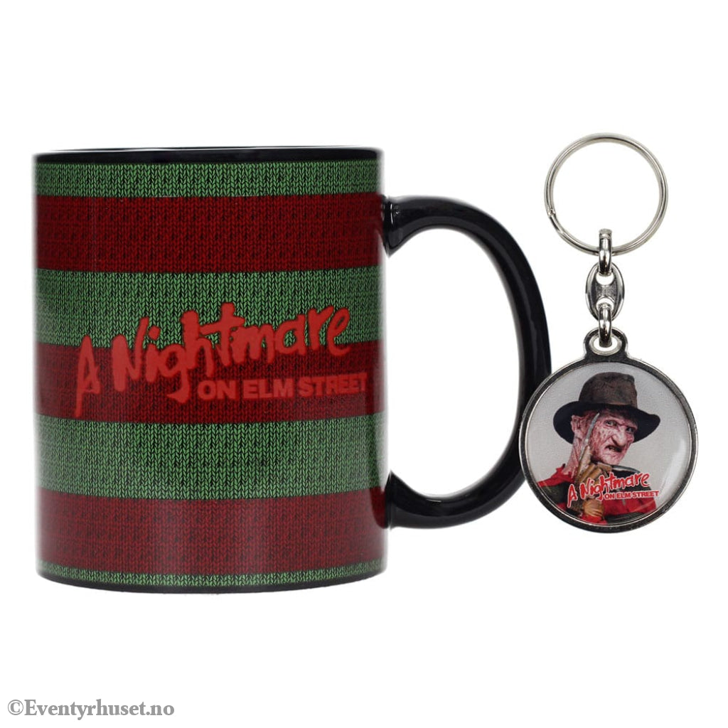 A Nightmare on Elm Street Gift Set Mug & Keyring A Nightmare on Elm Street Home & Gifts