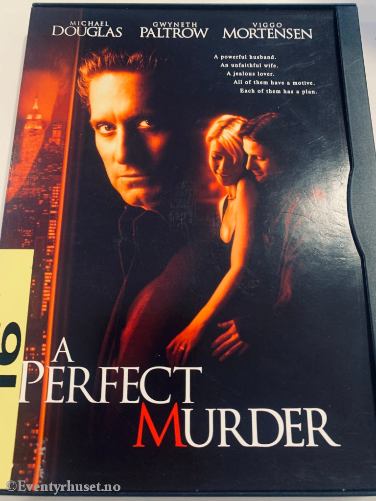 A Perfect Murder. 1998. Dvd Snapcase.