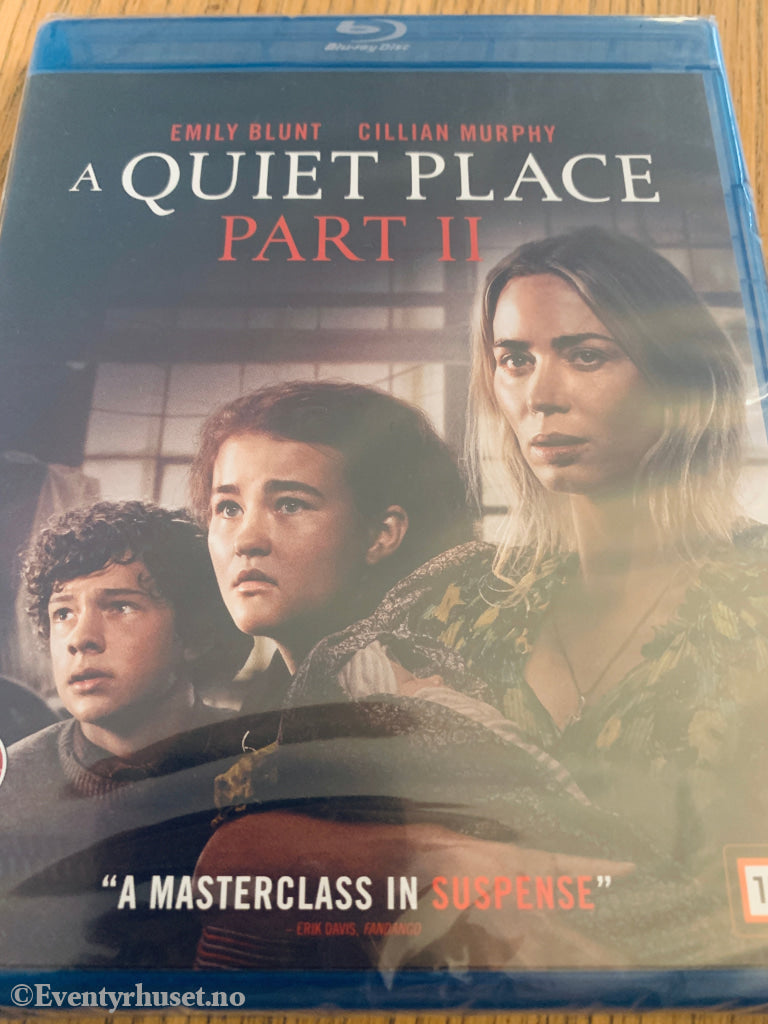 A Quiet Place Part II (2020). Blu-Ray. Ny i plast!