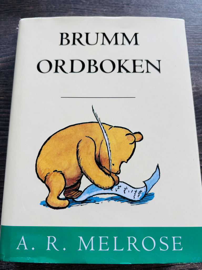A. R. Melrose – Brumm Ordboken. Bok.