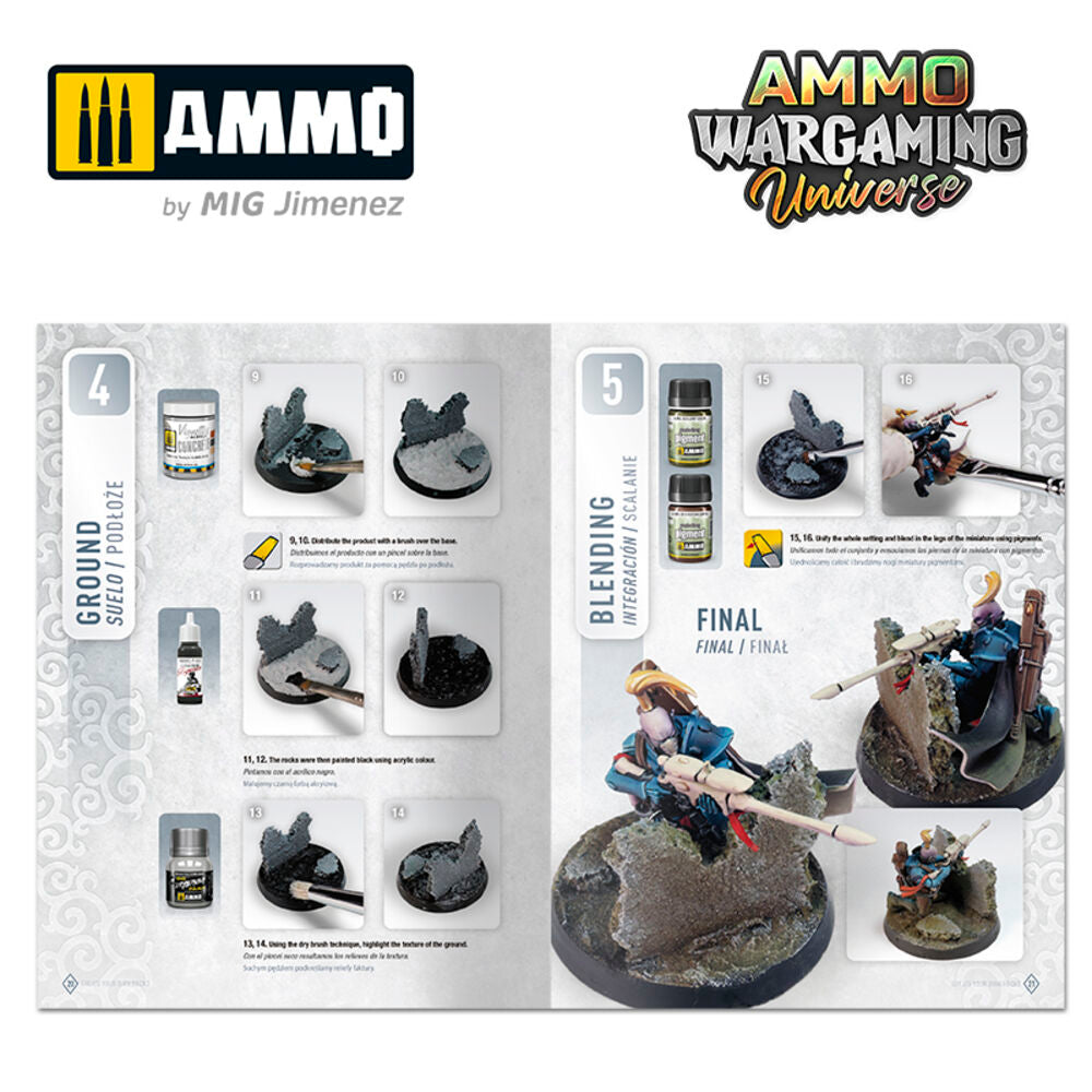 AMMO WARGAMING UNIVERSE Book 11 – Create your own Rocks (Multilingual Book)