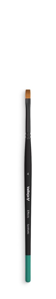 Flat Rectangular Synthetic Brush No. 4