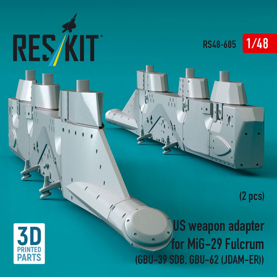 US weapon adapter for MiG-29 Fulcrum (2 pcs) (GBU-39 SDB, GBU-62 (JDAM-ER)) (3D Printed)