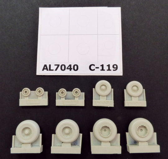 C-119 Boxcar wheels late version