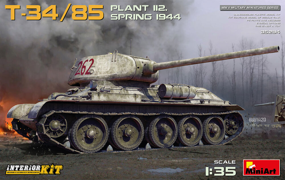 T-34-85 Plant 112. Spring 1944. Interior Kit