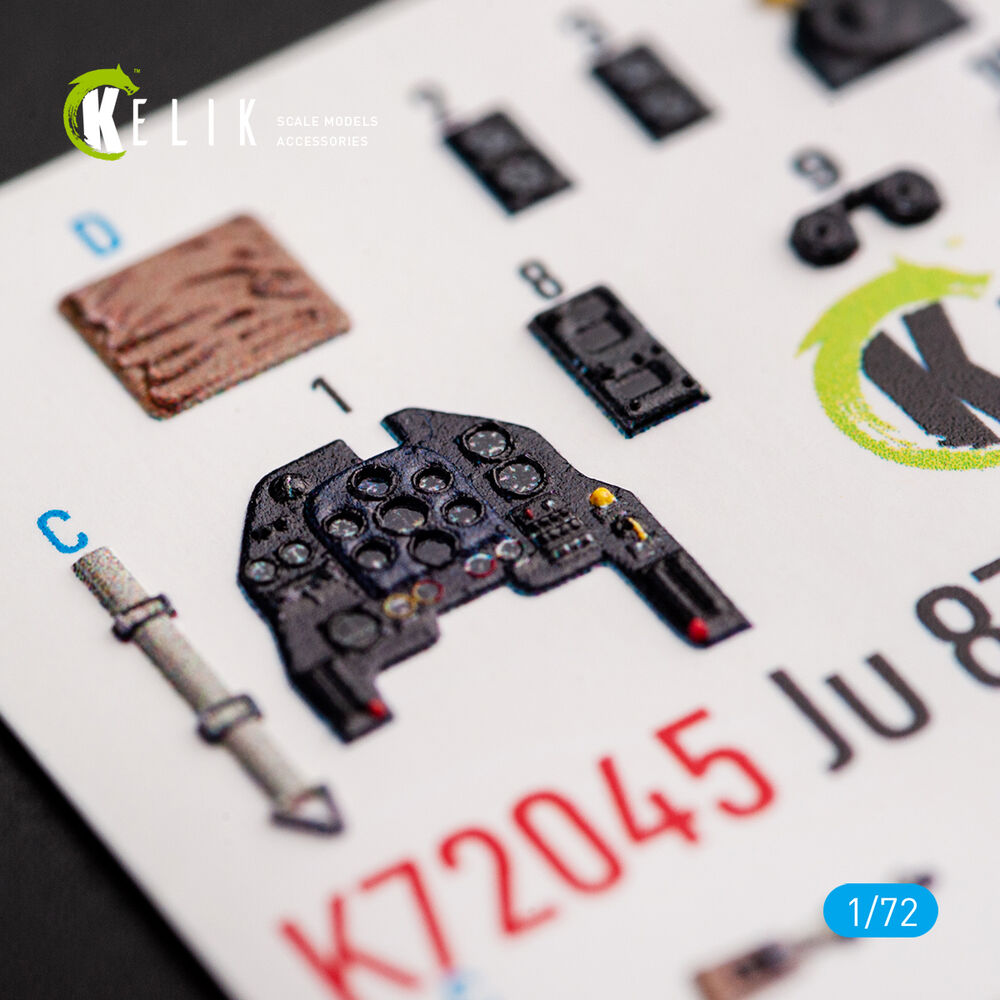 Junkers Ju 87D-3 Stuka - Interior 3D Decal for Special Hobby kit
