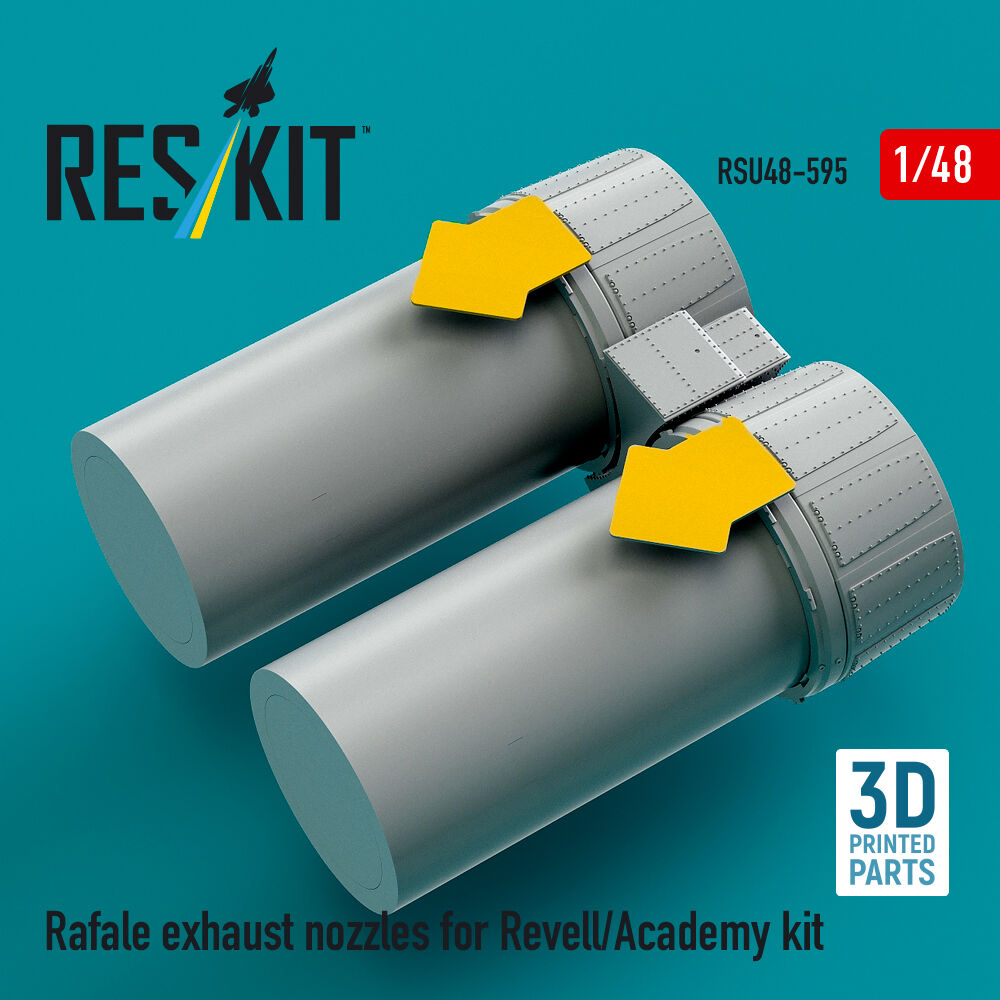 Rafale exhaust nozzles for Revell/Academy kit (3D Printed)