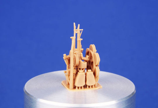 Vickers K machine gun (two - with ring/bead and reflector gun sights) for Airfix