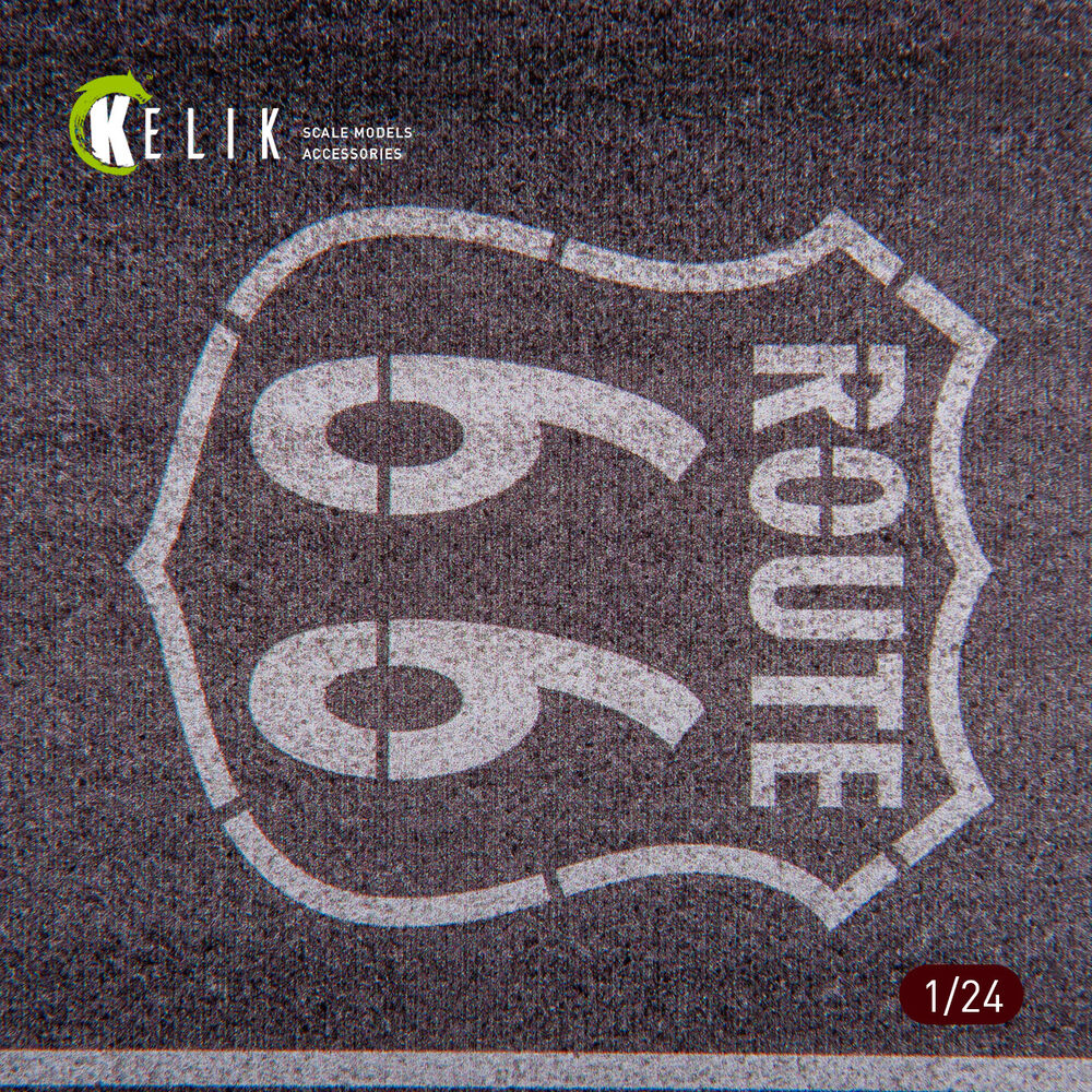 Route 66 - Base - Acrylic 3 mm (180 x 357 mm) (210 g)