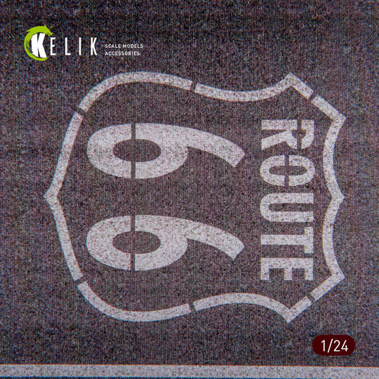Route 66 - Base - Acrylic 3 mm (180 x 357 mm) (210 g)