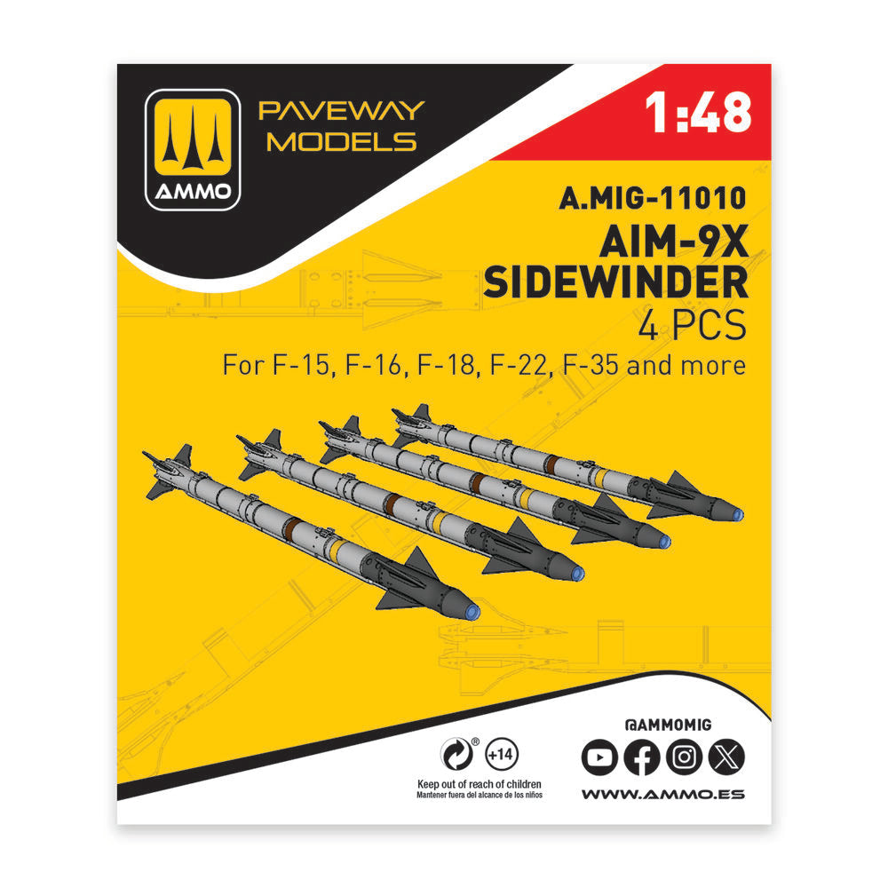 AIM-9X Sidewinder (4 pcs)