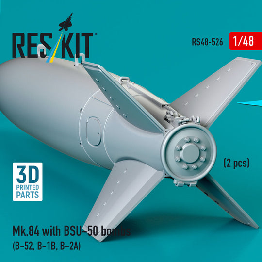 Mk.84 with BSU-50 bombs (2 pcs) (B-52, B-1B, B-2A) (3D printed)